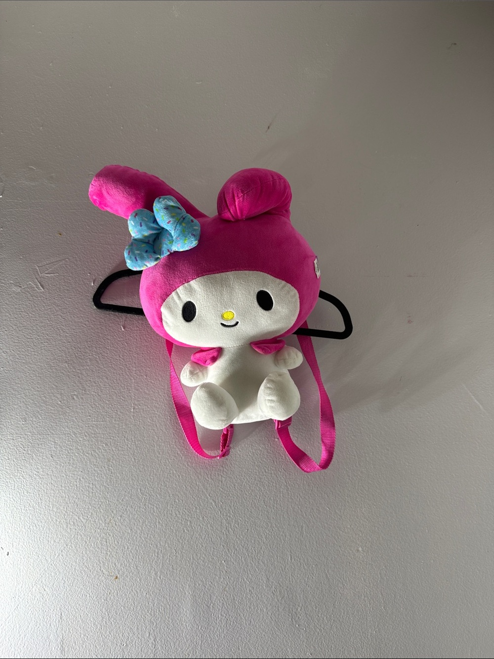 My Melody Pink Plush Kids Backpack - Cute Sanrio Character